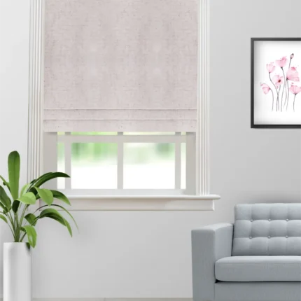 Roman Shades | Sand Texture Dune - Roman Shade (Webp) | Curtain Avenue