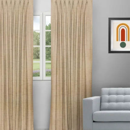 Curtains | Sand Texture Gold - Curtain (Webp) | Curtain Avenue