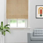 Sand Texture - Gold Roman Shades