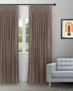 Sand Texture - Mocha Custom Curtains