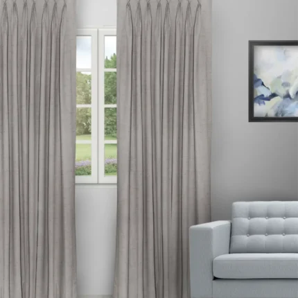 Curtains | Sand Texture Slate - Curtain (Webp) | Curtain Avenue