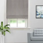 Sand Texture - Slate Roman Shades