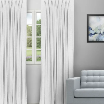 Curtains | Sand Texture Snow White - Curtain (Webp) | Curtain Avenue