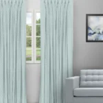 Sprint - Aqua Blue Custom Curtains