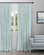 Sprint - Aqua Blue Custom Curtains