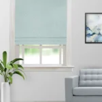 Sprint - Aqua Blue Roman Shades