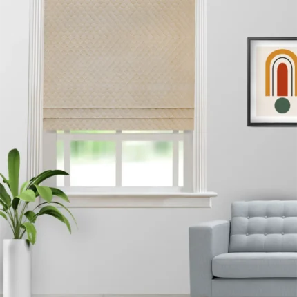 Roman Shades | Sprint Gold - Roman Shade (Webp) | Curtain Avenue