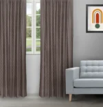 Sprint - Mocha Ripple Fold Drapes