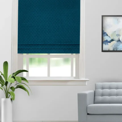 Roman Shades | Sprint Navy - Roman Shade (Webp) | Curtain Avenue