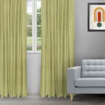 Sprint - Olive Ripple Fold Drapes