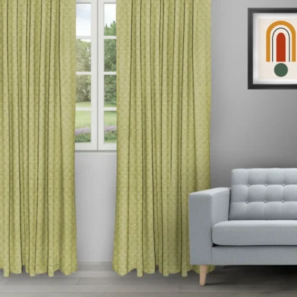 Ripple Fold Drapes | Sprint Olive - Curtain image | Curtain Avenue
