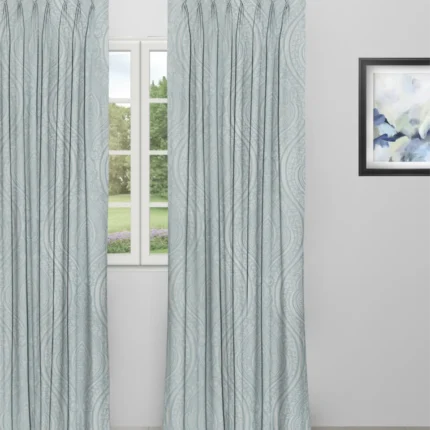 Curtains | Valerie - Dusty Blue Curtain | Curtain Avenue