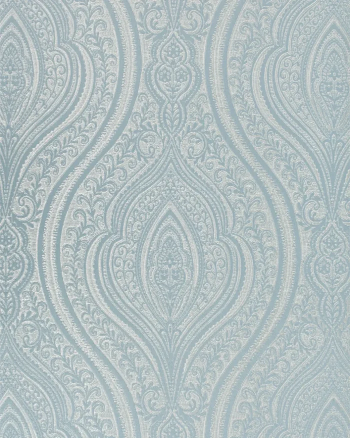 Valerie - Dusty Blue Roman Shades - Image 4