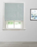Valerie - Dusty Blue Roman Shades