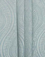 Valerie - Dusty Blue Roman Shades - Image 3