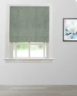 Valerie - Seafoam Roman Shades