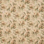 Vintage Floral Collection - Beige Fabric Swatch