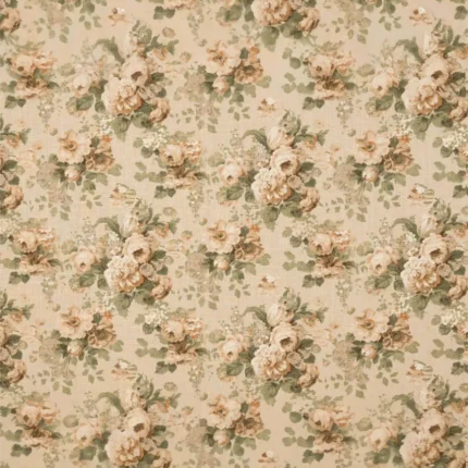 Swatches | Vintage Floral Collection - Beige - Regular | Curtain Avenue