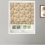 Vintage Floral Collection - Beige Roman Shades
