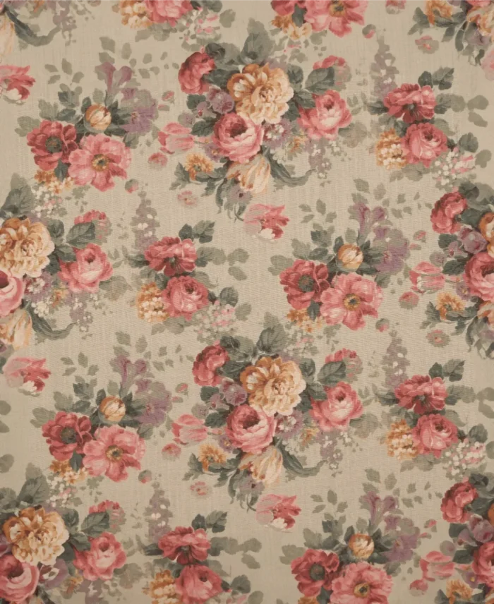 Vintage Floral Collection - Misty Rose Custom Curtains - Image 3