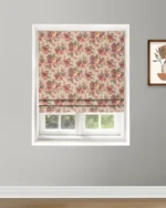 Vintage Floral Collection - Misty Rose Roman Shades