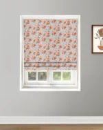 Vintage Floral Collection - Tangerine Roman Shades