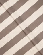 Vintage Linen Stripes - Camel Roman Shades - Image 2