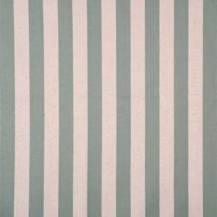 Swatches | Vintage Linen Stripes- Sea Foam- Regular | Curtain Avenue