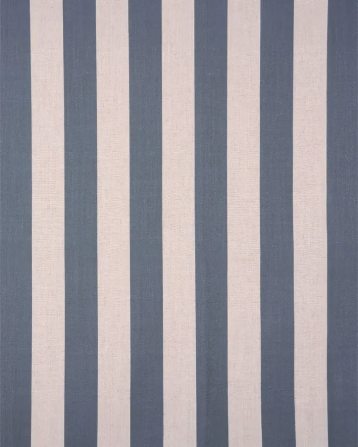 Vintage Linen Stripes - Storm Custom Curtains - Image 3