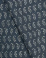 Vintage Paisley - Blue Night  Fabric Swatch - Image 2