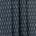 Vintage Paisley - Blue Night  Ripple Fold Drapes