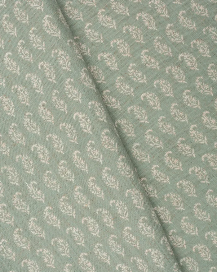 Vintage Paisley - Jade Custom Curtains - Image 2