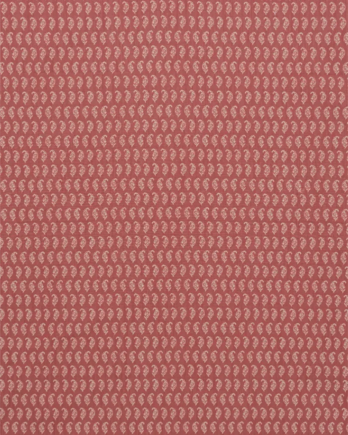 Vintage Paisley - Red Roman Shades - Image 3