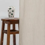 Zara Textured Sheer Ripple Fold Curtains - Natural