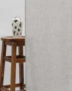 Zara Textured Sheer Ripple Fold Curtains - Silver Gray