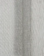 Zara Textured Sheer Fabric Swatch - Silver Gray