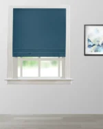 Monarch-Royal-Blue-Roman-Shade | Curtain Avenue