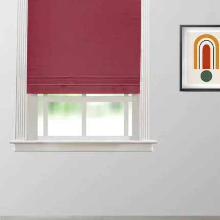 Monarch-Ruby-Red-Roman-Shade | Curtain Avenue