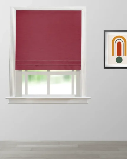 Monarch-Ruby-Red-Roman-Shade | Curtain Avenue