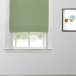 Monarch-Sap-Green-Roman-Shade | Curtain Avenue