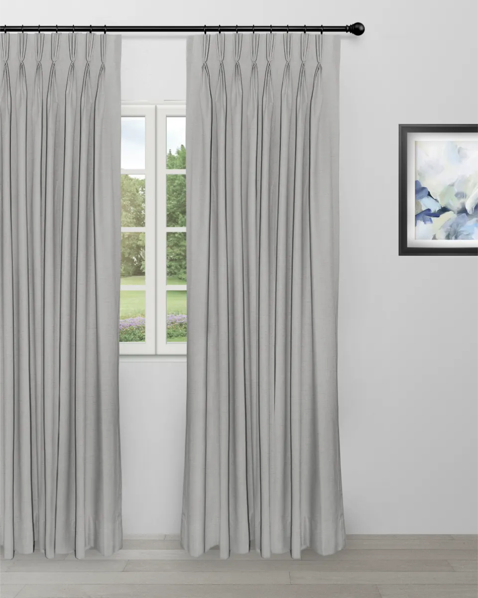 Monarch - Silver Gray Curtain Monarch-Silver-Gray-Curtain | Curtain Avenue