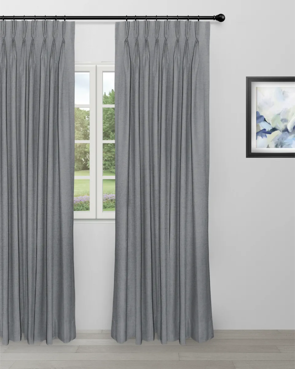 Monarch - Slate Gray Curtain Monarch-Slate-Gray-Curtain | Curtain Avenue
