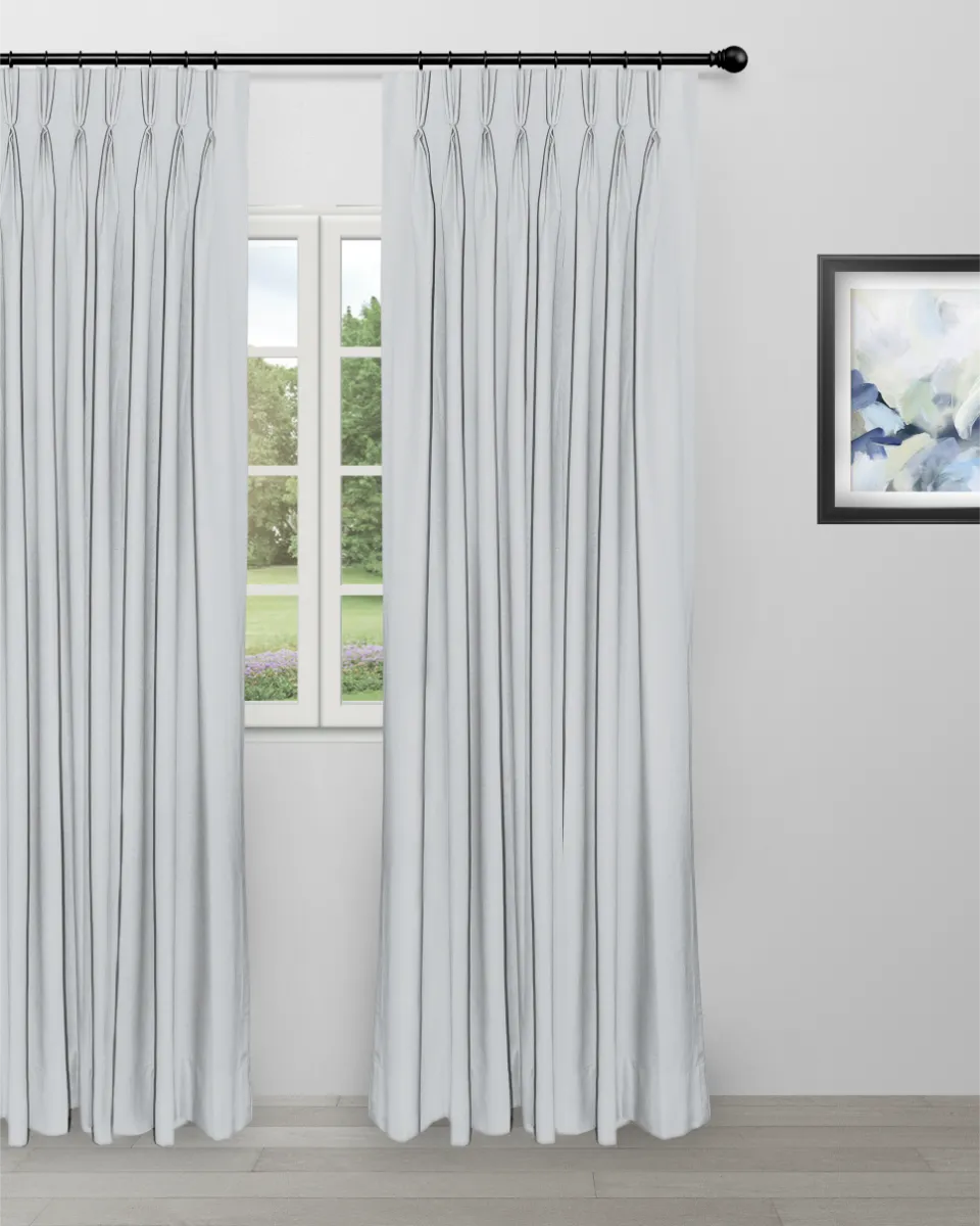 Monarch - Snow White Curtain Monarch-Snow-White-Curtain | Curtain Avenue