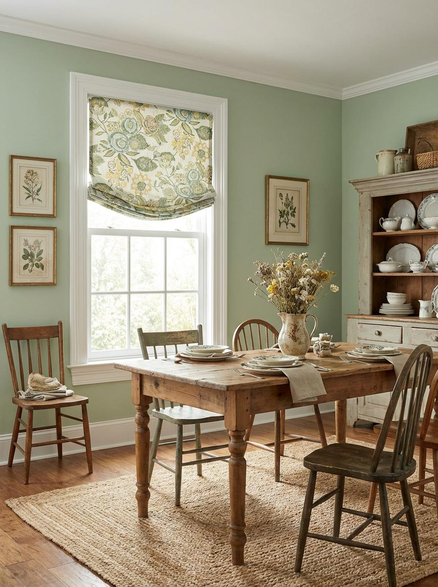Shades in drawing room