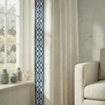 Accessories | Altima Navy - Curtain Close up | Curtain Avenue