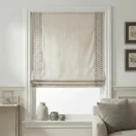 Aspen Taupe Gray - Roman Shade | | Curtain Avenue