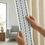 Bagatella Navy Ivory - Close up | | Curtain Avenue