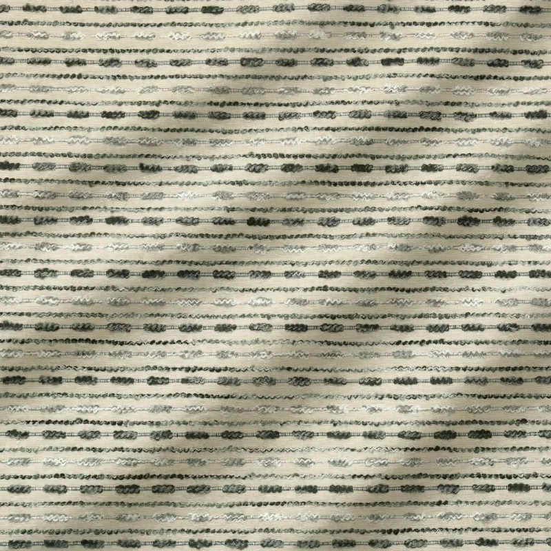 Bohemian-Knitted-Pattern-Green-Gray-Regular | Curtain Avenue