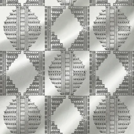 Carol-Abstract-Pattern-Ash-Gray-Regular | Curtain Avenue