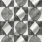 Carol-Abstract-Pattern-Black-White-Regular | Curtain Avenue